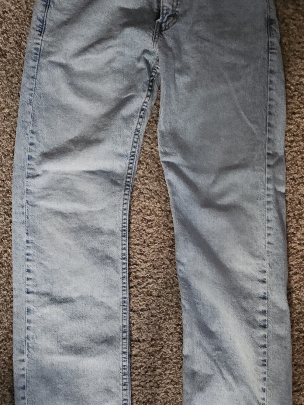 Levi's 513 Light Blue Straight-Leg Men's Jeans 30x30